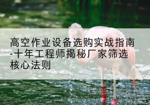 西湖剪叉式升降机厂家-高空作业设备选购实战指南-十年工程师揭秘厂家筛选核心法则